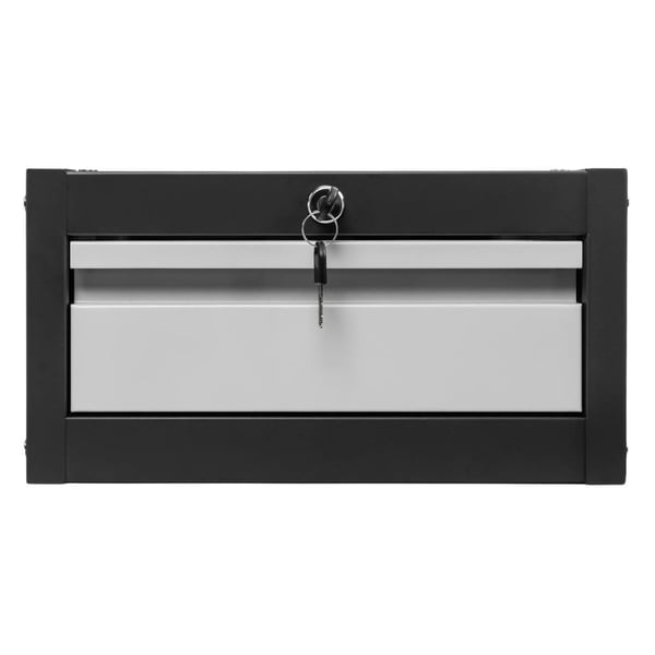 Mega-M työkalukompakti 1 laatikko työpöytään 37x48,6x19 cm harmaa