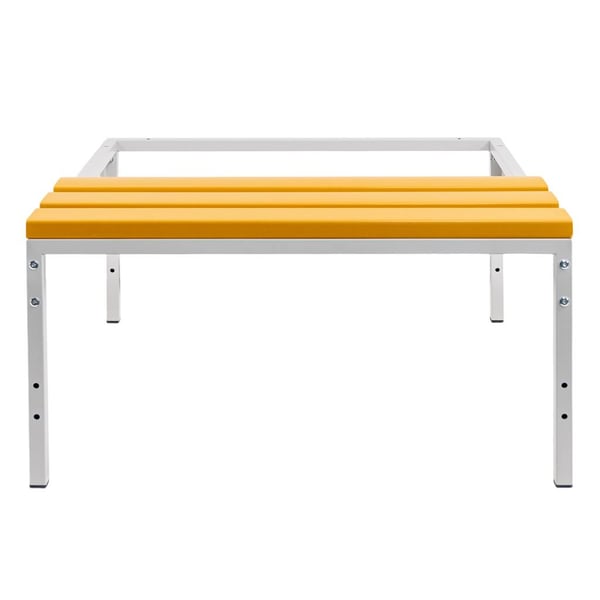 Mega-M WPC skab bund med bænk 80x80x43 cm sammenfoldeligt