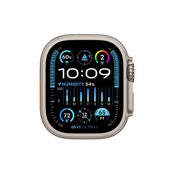 Apple Watch Ultra 2 Titanium Cellular Natural 49mm Midnight Ocean Band  Grade B Refurbished