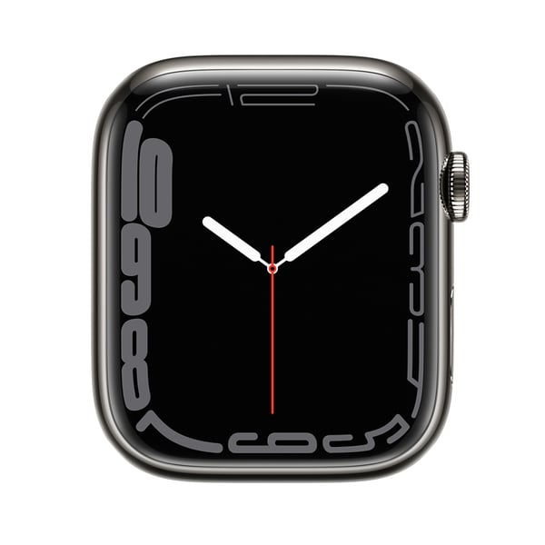 Watch Series 7 Steel Cellular 45mm Black Sport Band Grade C Refurbished