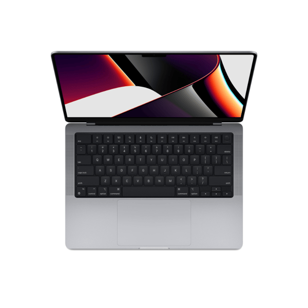 MacBook Pro 14" M1 2021 Apple M1 Pro 10-Core 16-Core GPU 16 GB RAM 512 GB SSD med svenskt tangentbord Grade B Refurbished