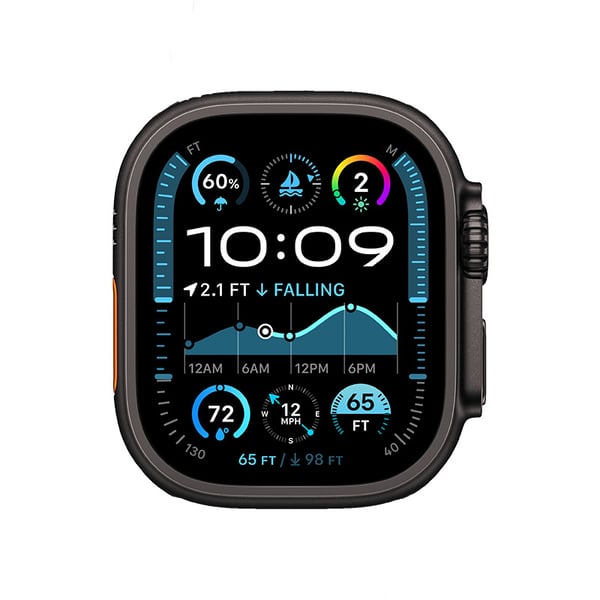 Apple Watch Ultra 2 Titanium Cellular Black 49mm Black Ocean Band  Grade C Refurbished
