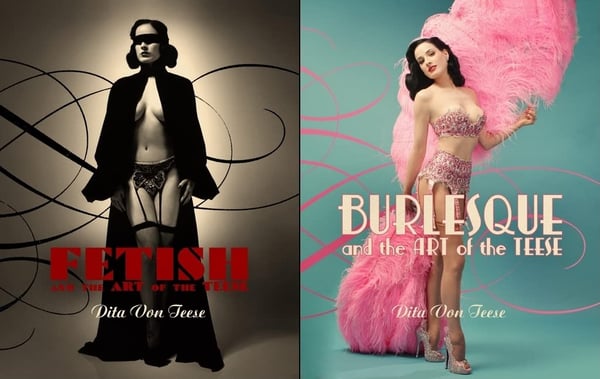 Burleski ja Teesen taide / Fetissi ja Teesen taide: Dita Von Teese stripteasen glamouria ja viettelyä käsittelevä teos