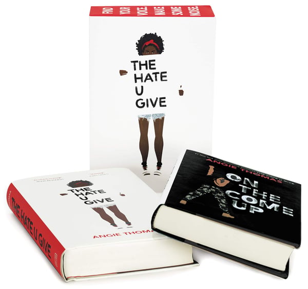 Angie Thomas 2-boks inbunden box: The Hate U Give och On the Come Up