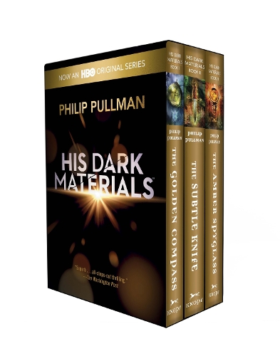 His Dark Materials 3-osainen pokkari-kirjasarja: Kultainen kompassi; Hienovarainen veitsi; Meripihkakaukoputki