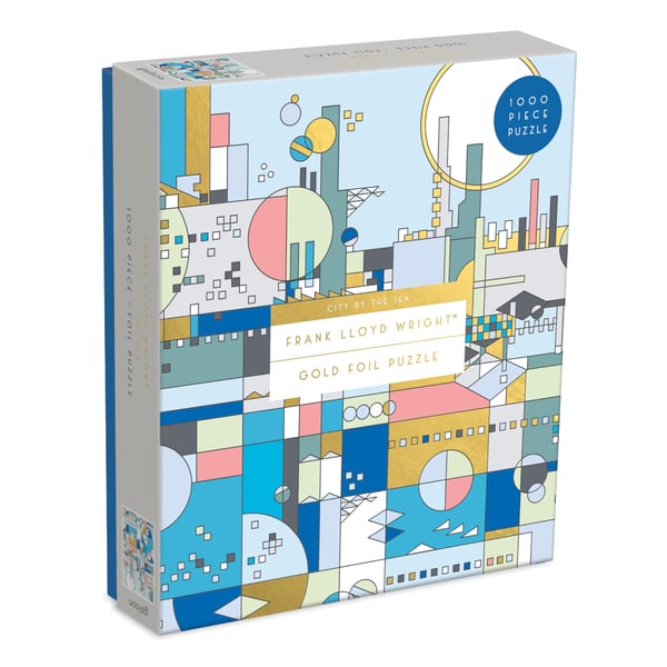 Frank Lloyd Wright City By The Sea 1000 Bitar Foliepussel