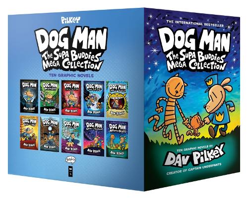 Dog Man: Supa Buddies Mega Collection (Dog Man #1-10 Box Set)