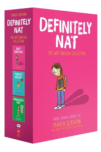 Ehdottomasti Nat: Sarjakuvaromaanipaketti (Nat Enough #1-3)