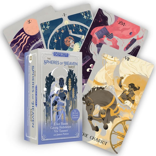 Sefirot – Himmelens Sfærer Tarot: Et 80-korts sæt & Guidebog Inspireret af Marseille Tarot Kabbalistiske Lærdomme og Esoterisk Visdom