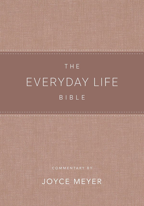 The Everyday Life Bible Blush LeatherLuxe®: Guds ords kraft til hverdagen