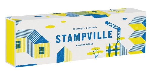 Stampville: 25 stämplar + 2 stämpeldynor