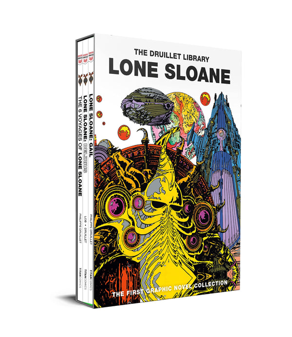 Lone Sloane Boxed Set: The 6 Voyages of Lone Sloan / Lone Sloan Delirius / Lone Sloane Gail