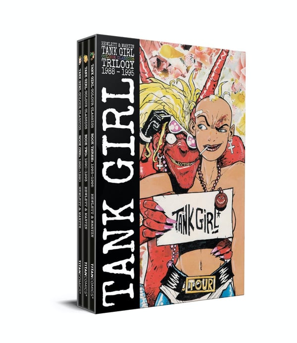 Tank Girl 1-3: Colour Classics Trilogy 1988-1995: Inkluderer 3 kunstkort