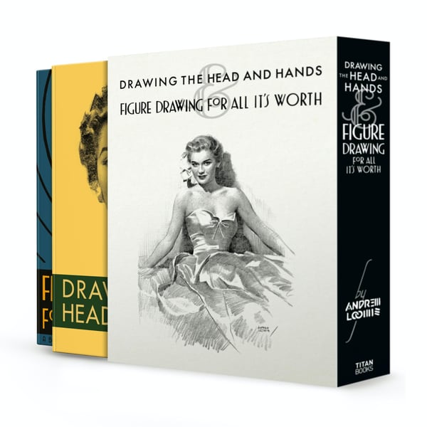 Tegning af hoved og hænder & figurtegning for alt det er værd (Andrew Loomis)