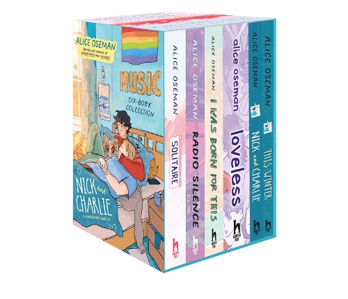 Alice Oseman Sex-Bok Kollektion Box Set (Solitaire Radio Silence I Was Born For This Loveless Nick och Charlie This Winter)