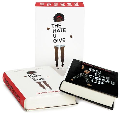 Angie Thomas 2-bogs indbundet boks sæt: The Hate U Give og On the Come Up