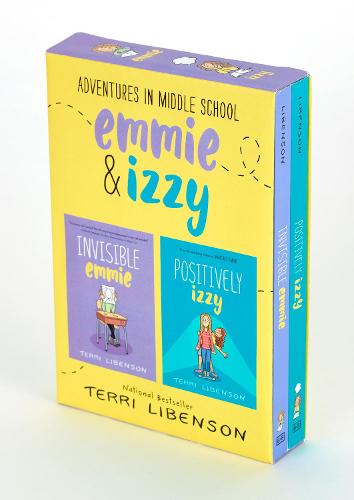 Eventyr i mellemtrinnet 2-bogsætsboks: Usynlige Emmie og Positivt Izzy (Et grafisk romansætsboks)