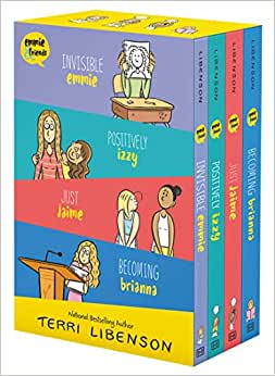 Emmie & Friends 4-bogsæt: Invisible Emmie Positively Izzy Just Jaime Becoming Brianna (Et grafisk romansæt)