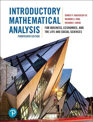 Inledande matematisk analys för företagsekonomi och livs- och samhällsvetenskap