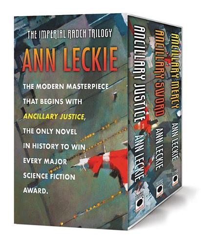 Den kejserlige Radch-trilogi i boks: Ancillary Justice, Ancillary Sword og Ancillary Mercy