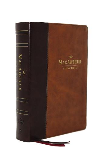 ESV MacArthur Study Bible Brun Lædersoft: Frigør Guds sandhed ét vers ad gangen (Holy Bible English Standard Version)