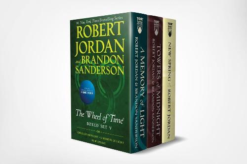 Wheel of Time Premium Bokssæt V: Bog 13: Towers of Midnight Bog 14: A Memory of Light Forhistorie: New Spring