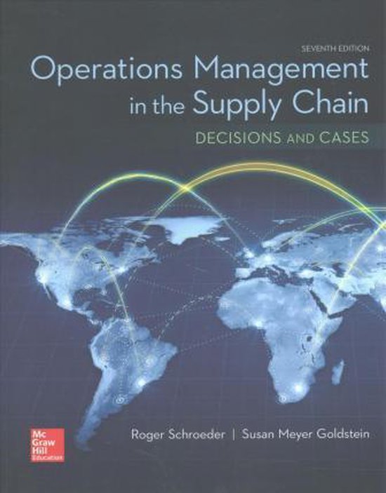 Operations Management i forsyningskæden BESLUTNINGER & CASES