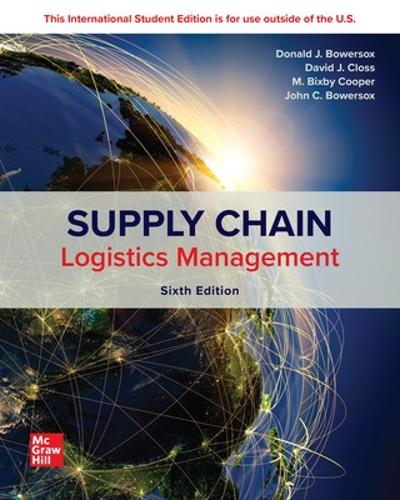 Supply Chain Logistics Management ISE Supply Chain Logistics Management ISE