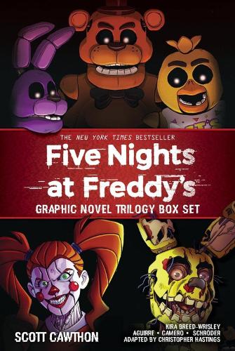 Five Nights at Freddy's -sarjakuvaromaanitrilogian pakkaus Five Nights at Freddy's -sarjakuvaromaanitrilogian pakkaus