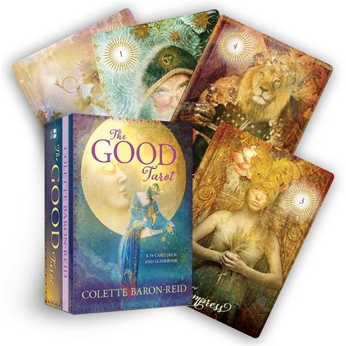 The Good Tarot: Et moderne tarotkortspil med 78 kort med de fire elementer – luft, vand, jord og ild som farver – inspirerende tarotkort med positiv Af