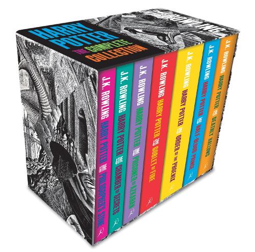 Harry Potter Box Set: Den kompletta samlingen (Vuxen Pocket)