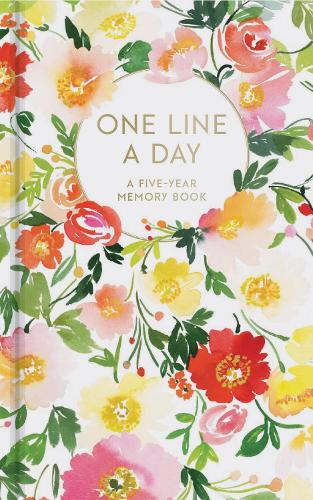 Floral One Line a Day: Viiden vuoden muistokirja