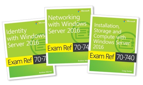 MCSA Windows Server 2016 -kokeen viitepaketti 3: Kokeet 70-740, 70-741 ja 70-742 MCSA Windows Server 2016 -kokeen viitepaketti 3: Kokeet 70-740, 70-741 ja 70-742