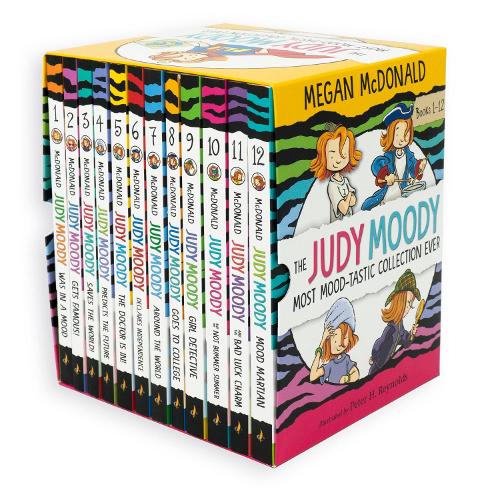 Den ultimative Judy Moody humør-tastiske samling nogensinde: Bøger 1-12 (Boks sæt med tolv illustrerede kapitelbøger for unge læsere, der spænder over ethvert humør: Perfekt
