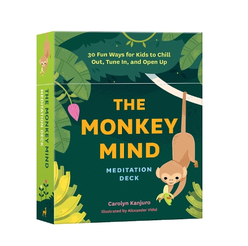 Monkey Mind -meditaatiopaketti: 30 hauskaa tapaa lasten rentoutua, virittäytyä ja avautua
