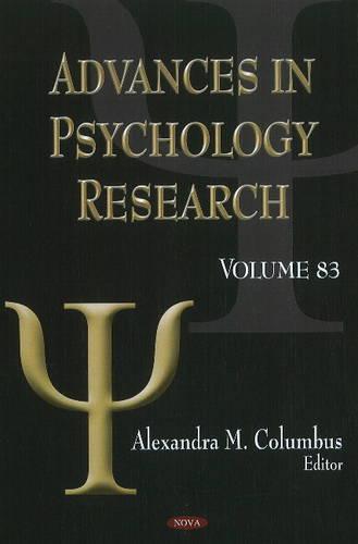 Fremskridt inden for psykologisk forskning: Bind 83