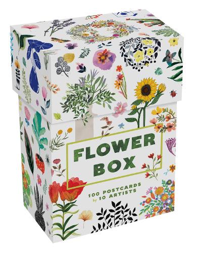 Blomsterkasse Postkort: 100 Postkort af 10 kunstnere