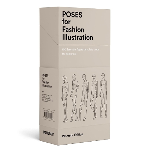 Poser til modeillustration (kortæske): 100 essentielle figurskabelonkort til designere Poser til modeillustration (kortæske): 100 essentielle figurskabelonkort til designere