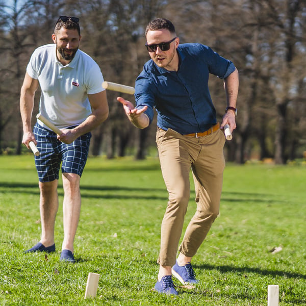 Svensk skakmester Kubb - Konge 30 cm