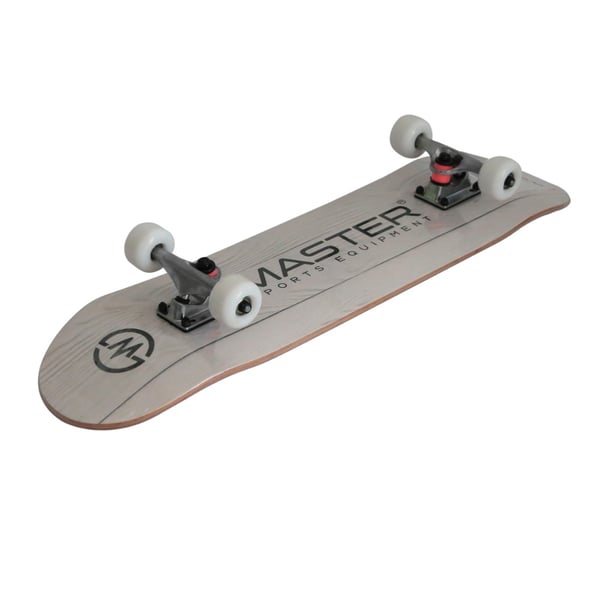 MASTER Experience Board Klassisk Skateboard - Vitt Trä