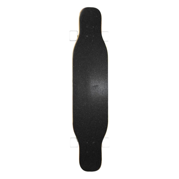 Longboard MASTER 42" Skateboard i lönn 107cm - Design: Vitt trä