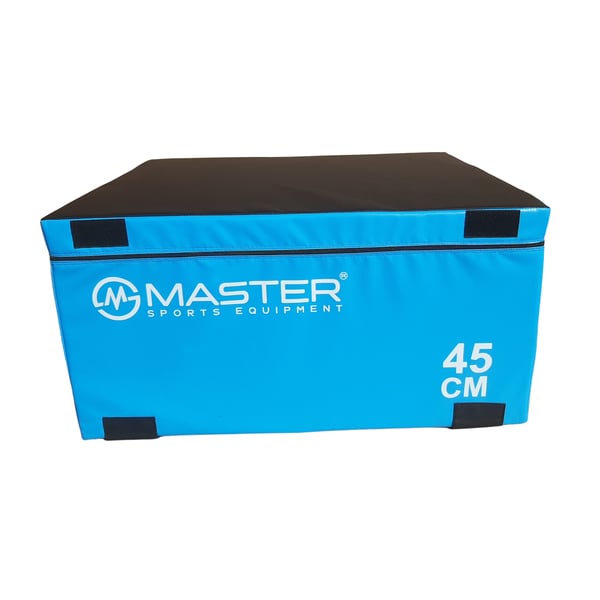 MASTER Blød plyometrisk træningsboks - 90 x 75 x 45 cm