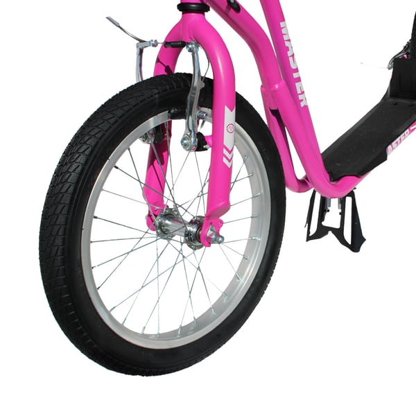 Master Rebel 16-12 Oppustelig Løbehjul med Hjul - Pink