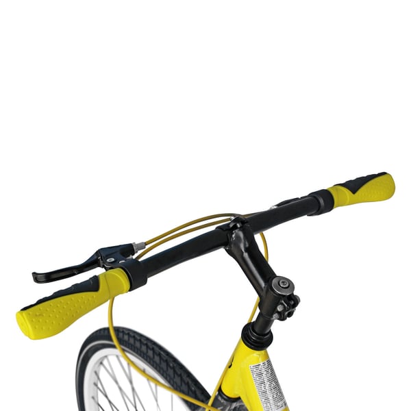 Scooter med oppustelige hjul MASTER 26-20 GLX Sort og gul