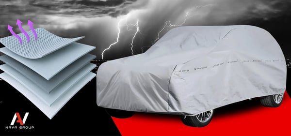 Rakeiden suoja SUV 480 -autoon, 14 mm rakeiden suoja