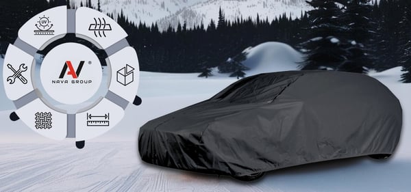 Auton suojapeite Coupe M2:lle 430-455 cm, klassinen musta pressu