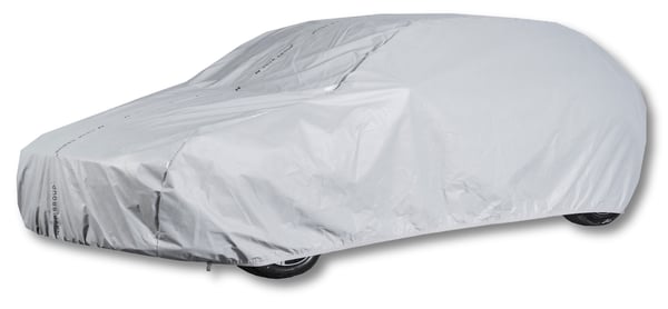Auton suojapeite hatchback S3 330-355 -malleihin, Practic 3W -vyöt