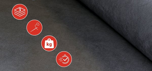 Puolipeite VAN XL 450 -auton pressulle, klassinen musta