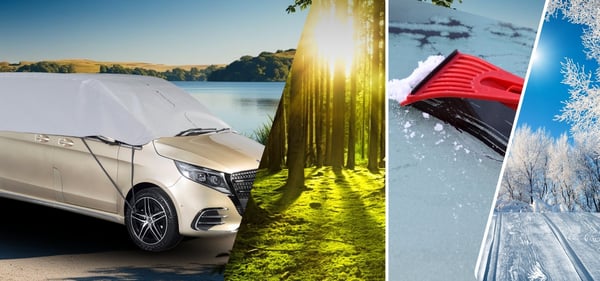 Puolipeite pakettiautoon XL-laatuinen, pehmeä auton pressu