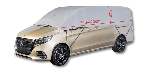 Puolipeite pakettiautoon XL-laatuinen, pehmeä auton pressu